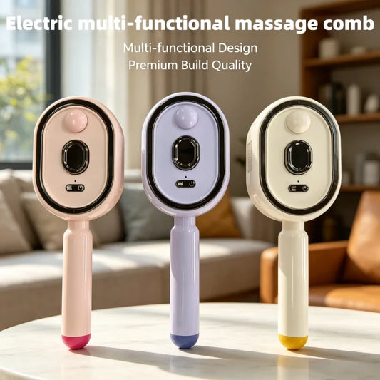 Rechargeable Electric Hair Straightening Brush