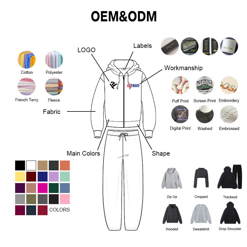 Custom Embroidery Jogger Set™