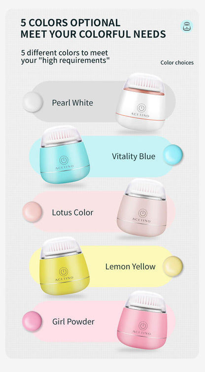 Waterproof Facial Cleansing Brush – Private Label Electric Silicone Sonic Face Cleanser